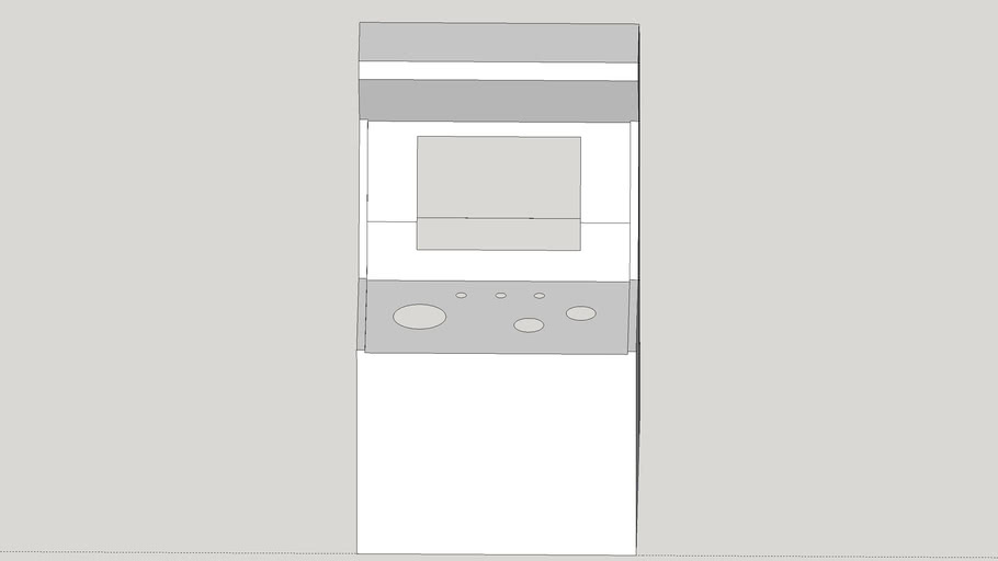 Mini Arcade Cabinet Shell 3d Warehouse