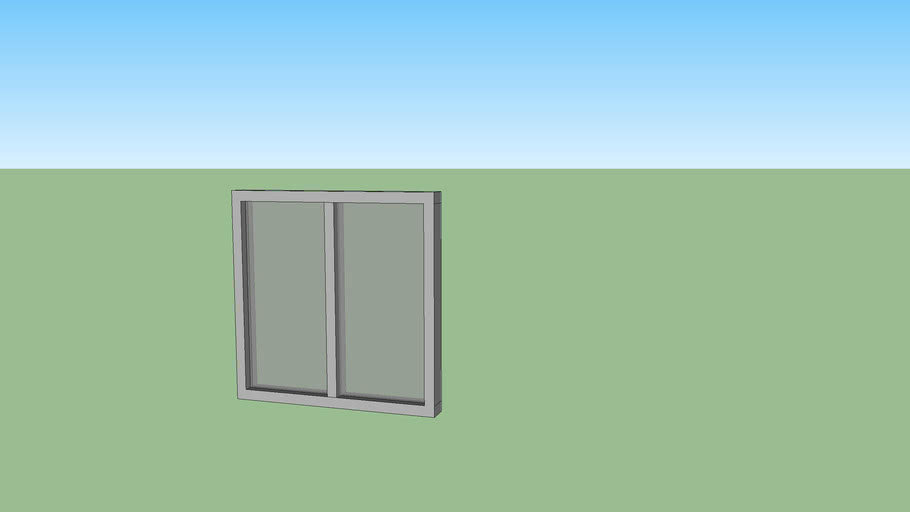 VENTANA DINAMICA CON DOS VIDRIOS FIJOS | 3D Warehouse