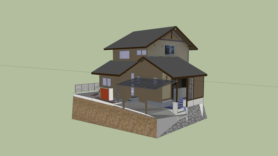 日本の住宅 3d Warehouse