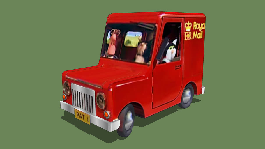 postman pat van toy tesco