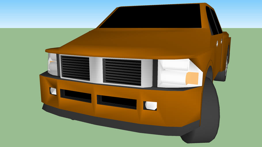 Pick-up truck - 4X4 - crew cab - medium box | 3D Warehouse