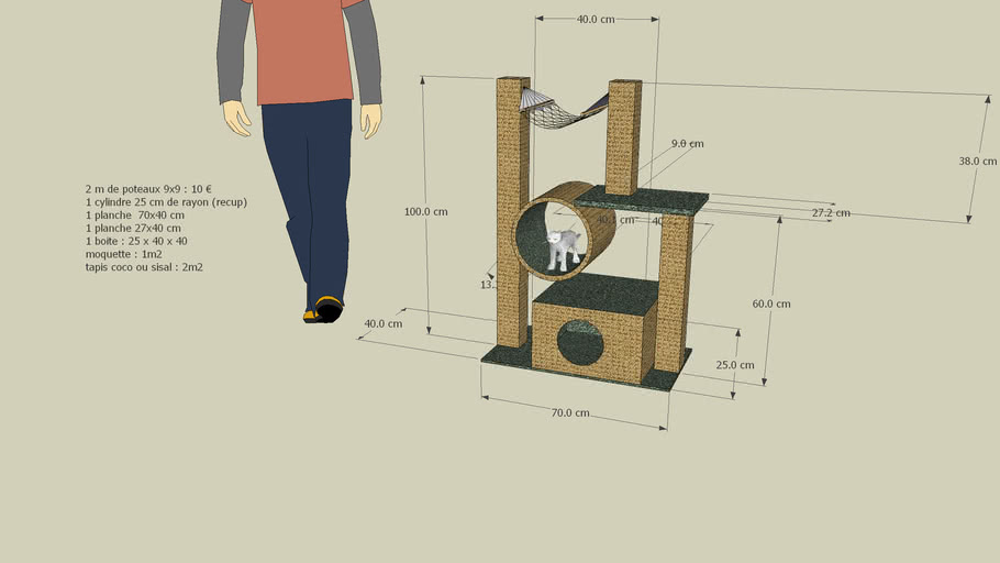 Arbre A Chat 3d Warehouse