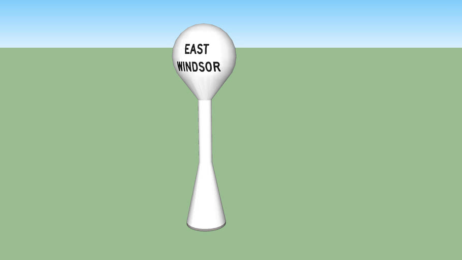 'East Windsor' water tower 3D Warehouse