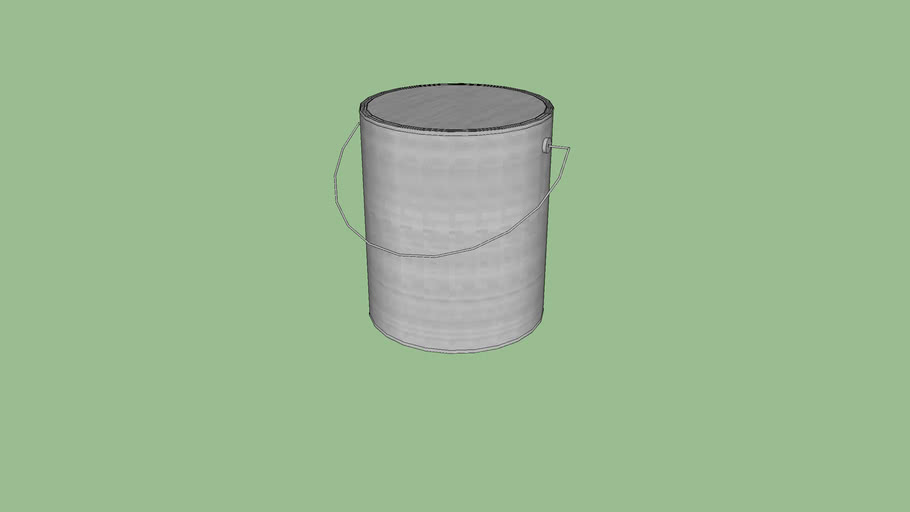 Basic Aluminum Paint Can 3D Warehouse