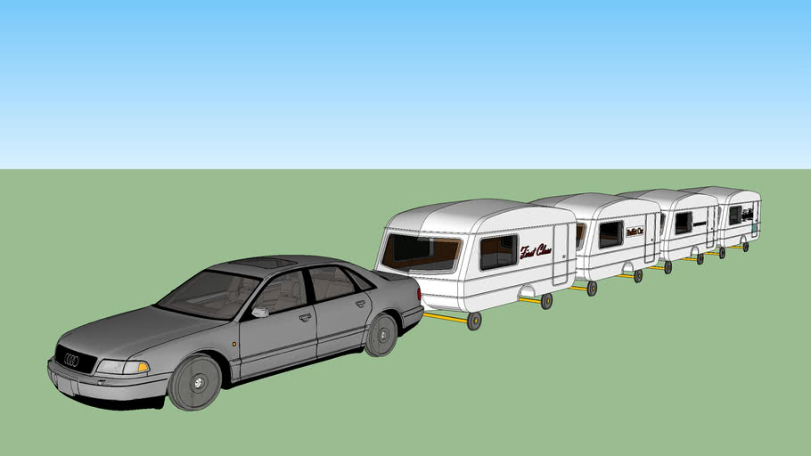 Top Gear Caravan Train 3D Warehouse