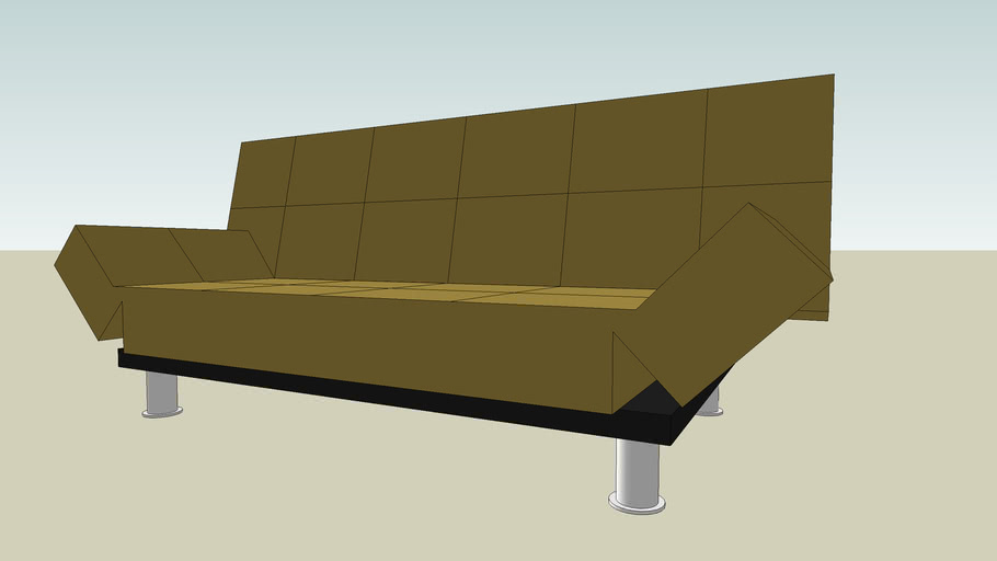 Modern Futon 3D Warehouse