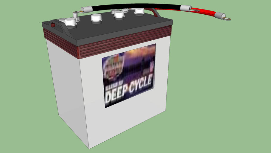 RV House Battery 3D Warehouse