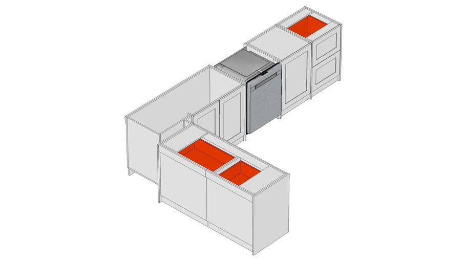 Juangui Gabinetes Bajos | 3D Warehouse