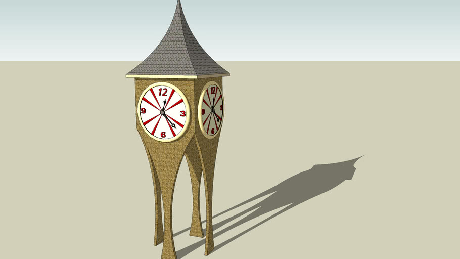 clock tower2 3D Warehouse