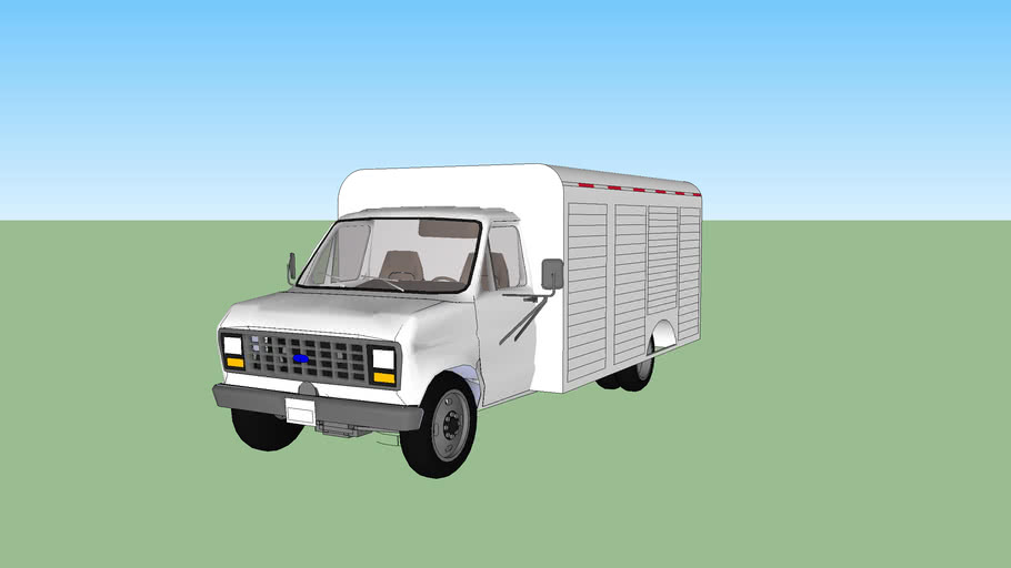 Ford E 350 Beverage Truck 3d Warehouse