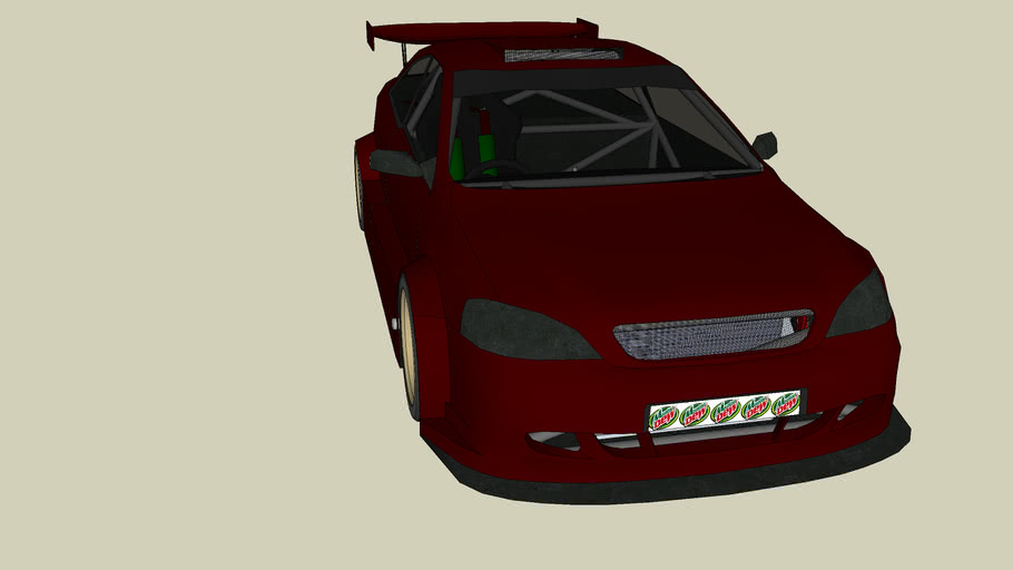CJ07MEU Astra Bertone rocket bunny 3D Warehouse