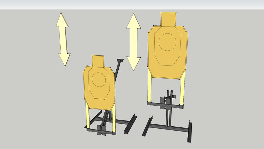 Nevco Dropper Target (IDPA) 3D Warehouse