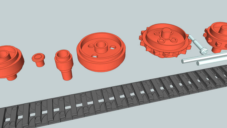 tamiya track and wheel set