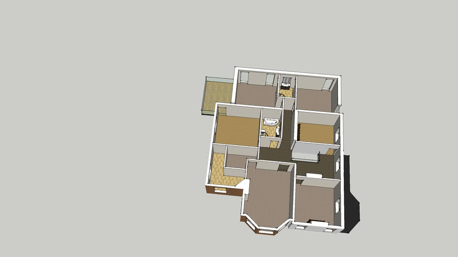 My House First Floor 3d Warehouse