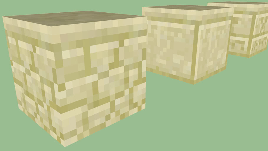 Minecraft Sandstone Blocks by Zapperier | 3D Warehouse