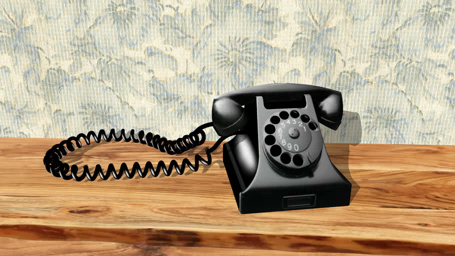Netjes het einde De Oude telefoon | 3D Warehouse