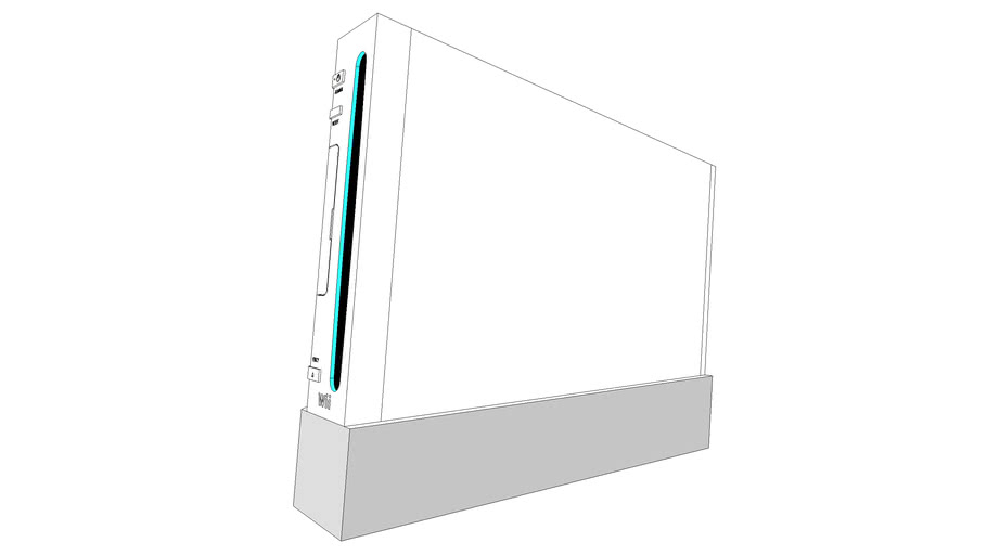 Wii console 3D Warehouse