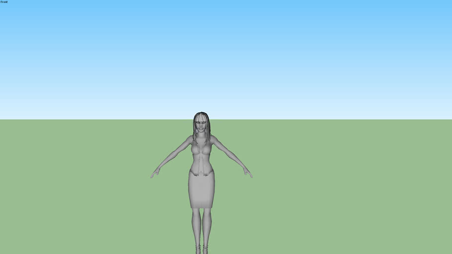sketchup chippy girl 3D Warehouse