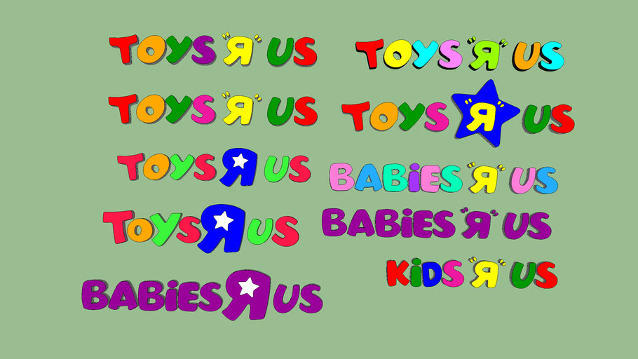 Toys R Us Logo Alphabet