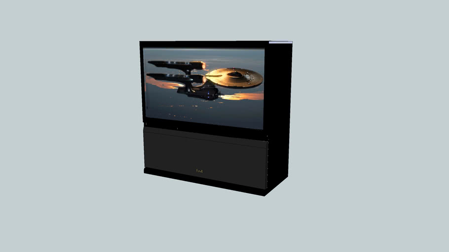 Pioneer PRO510HD High Definition 1080i CRT Rear Projection Television 3D Warehouse