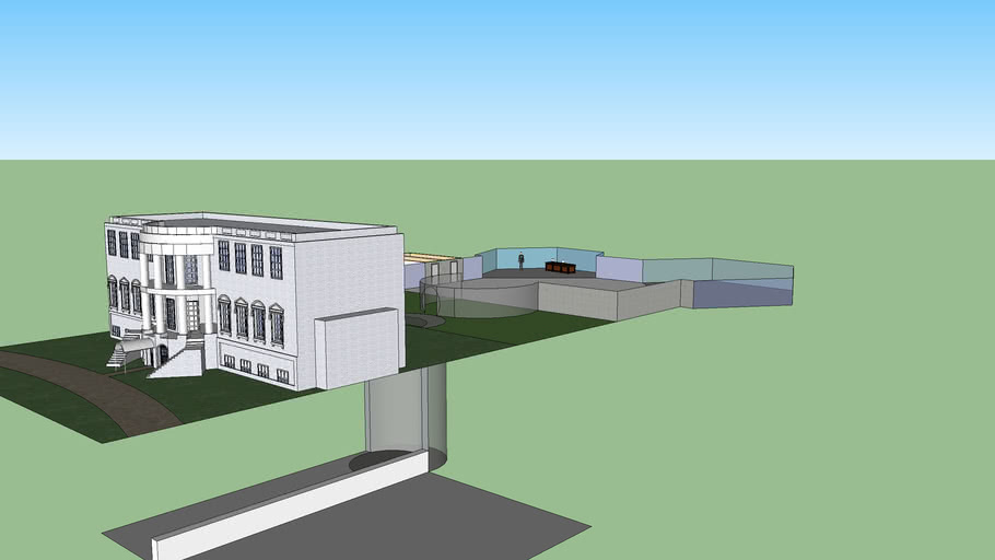 La Maison Blanche The White House 3d Warehouse