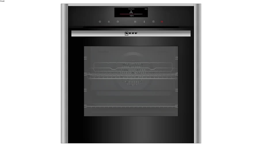 Neff Inbouwoven met stoom B48FT78H0 3D Warehouse