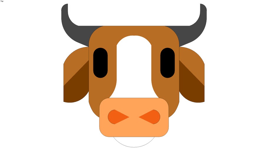 Cow Face | 3D Warehouse