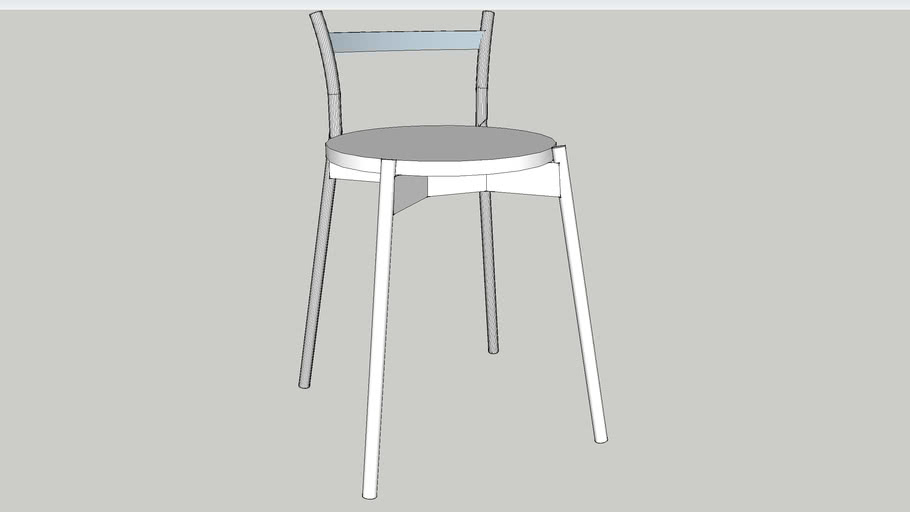 Ikea Ps 2012 Stool 3d Warehouse