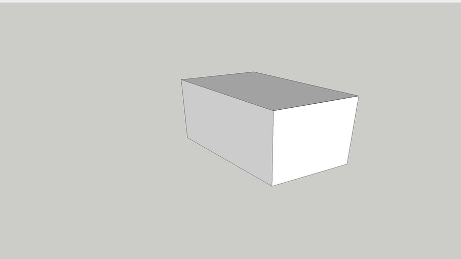 Rectangular Box 3D Warehouse