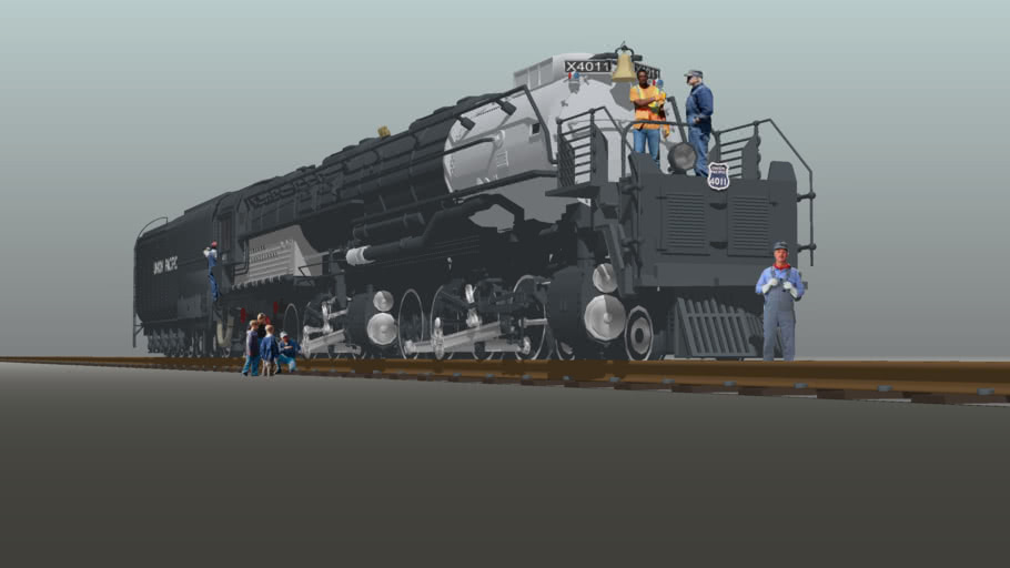 big boy model locomotive