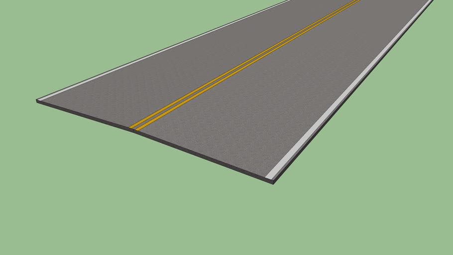 Pista Simples | 3D Warehouse