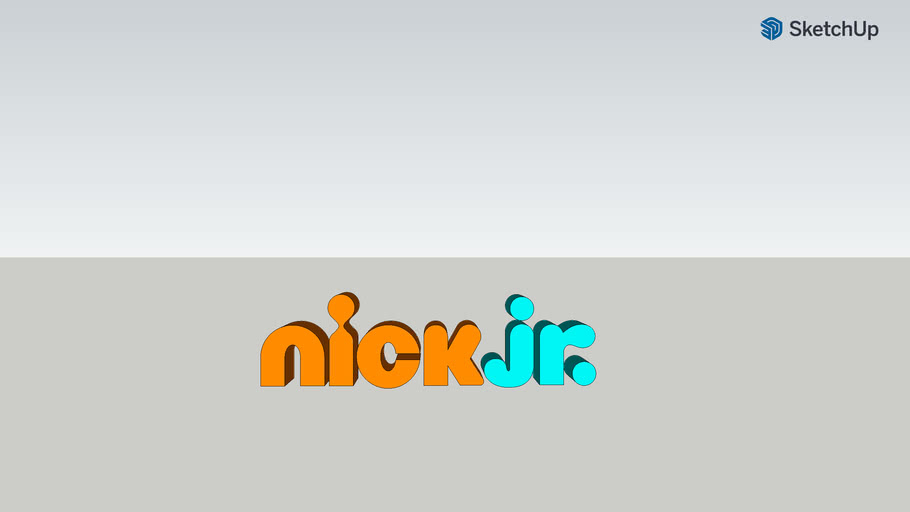 Nick Jr. logo 3D Warehouse