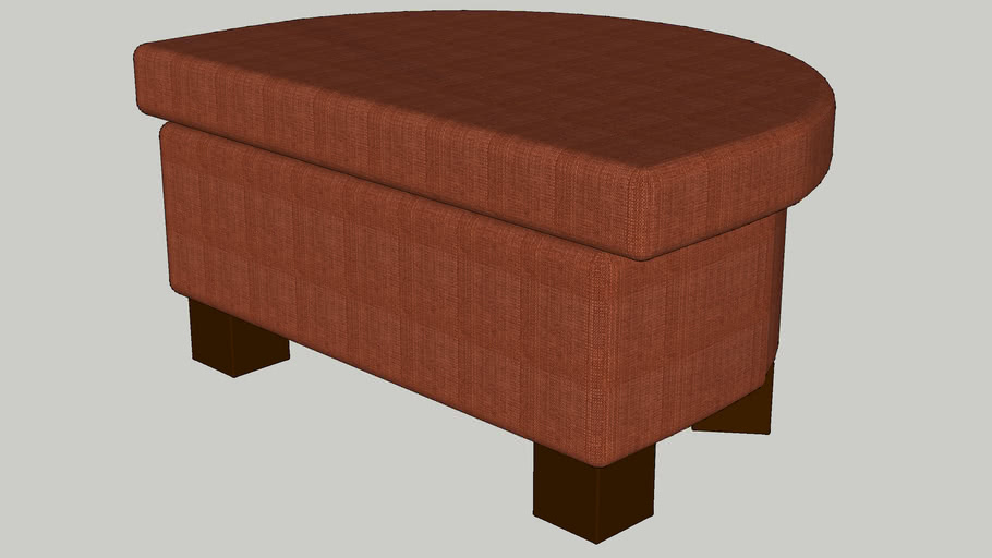 IKEA TIDAFORS Footstool rust 3D Warehouse