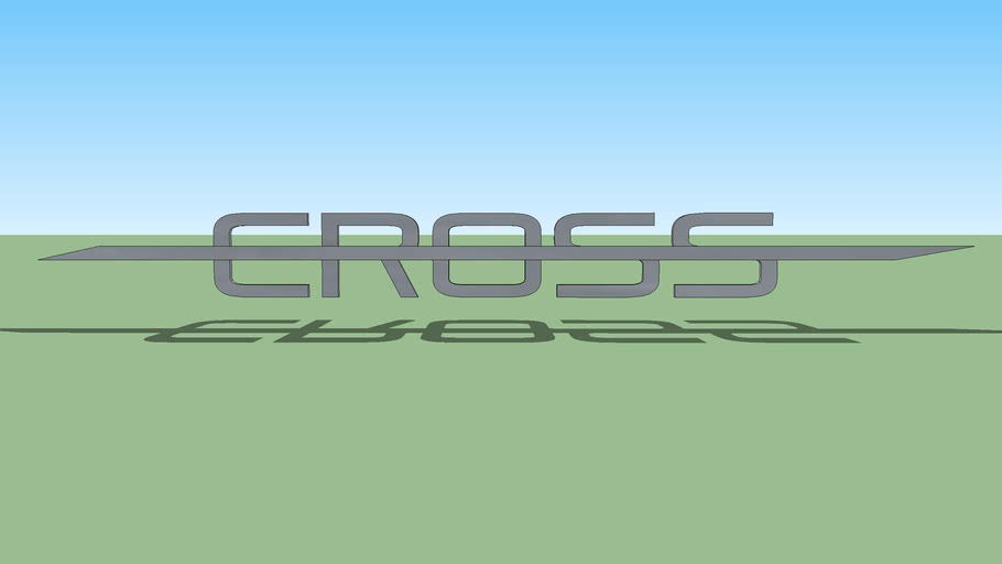 Cross car company logo 3D Warehouse
