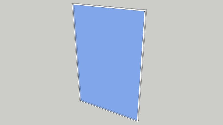 Glass Panel 2400x1575x50mm | 3D Warehouse