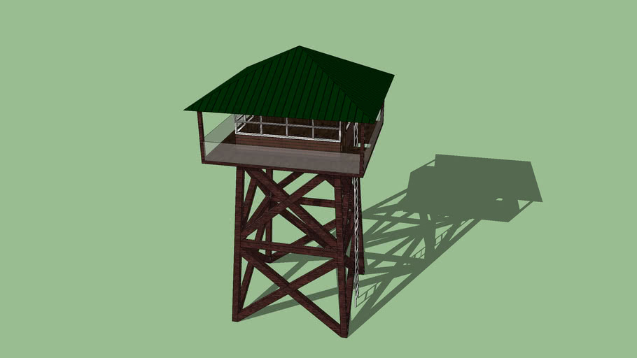 Fire watch tower 3D Warehouse