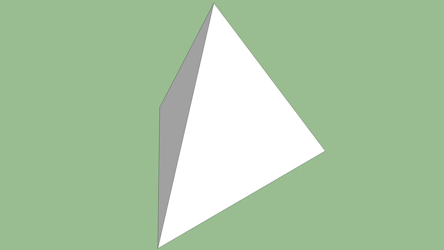 Triangular Pyramid 3D Warehouse