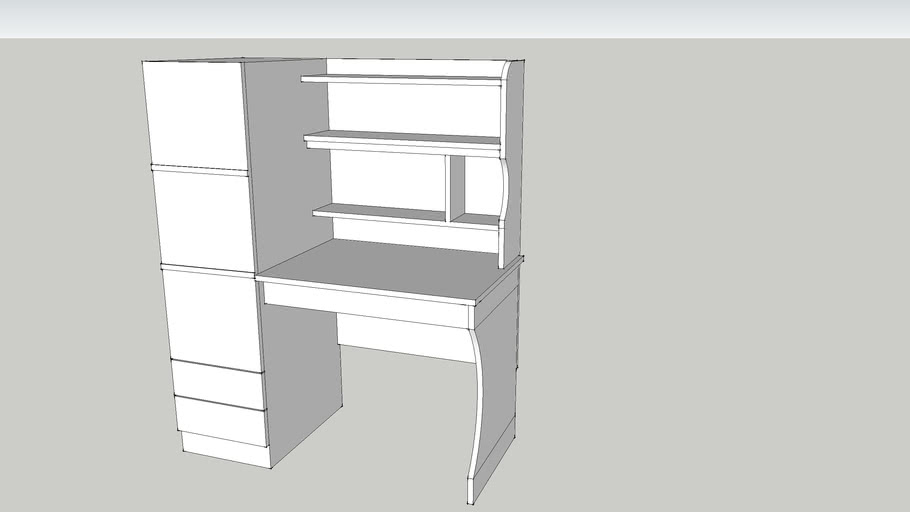 Study Table 3D Warehouse   665a251a 0532 4847 A7af 029637f4dddb