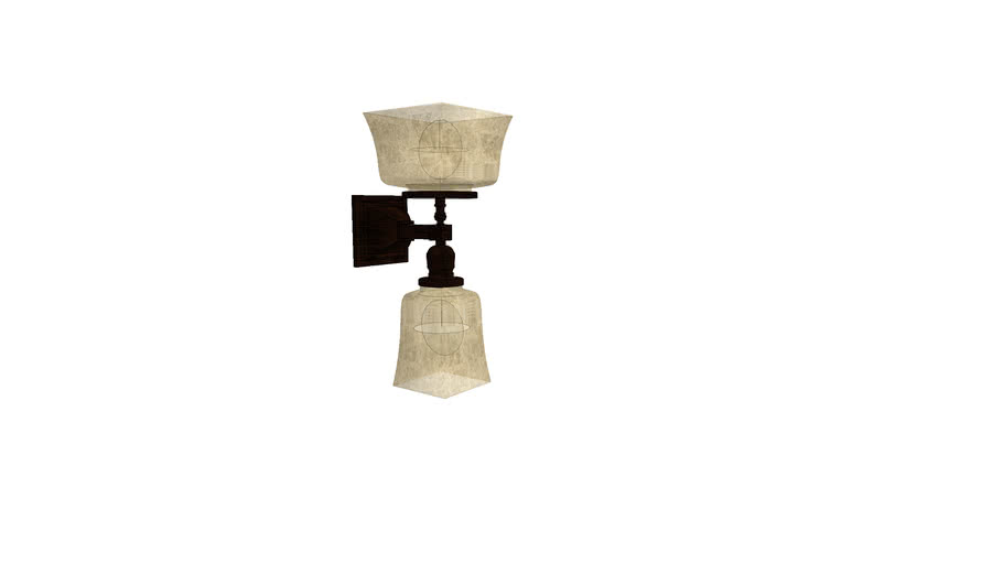 Double Wall Sconce 3D Warehouse