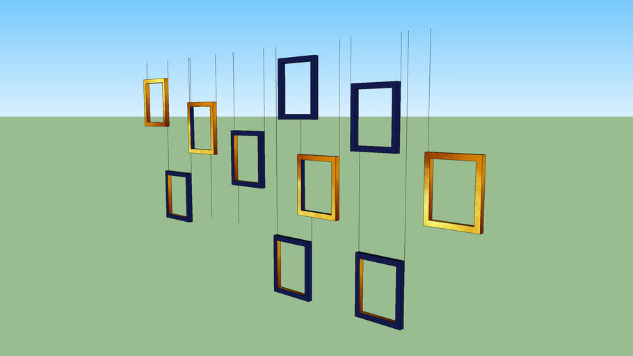 Martell Hanging Picture Frames 3D Warehouse