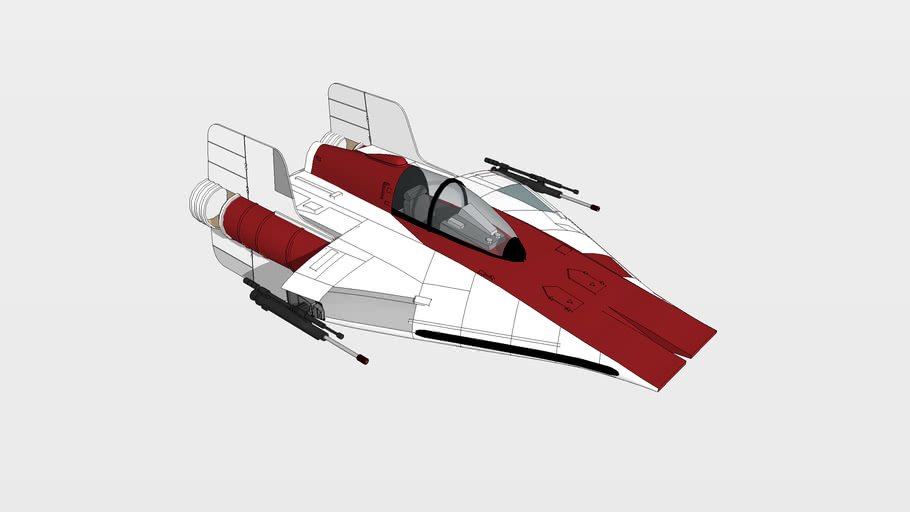 Kuat Drive Systems RZ-1 A-Wing Starfighter | 3D Warehouse