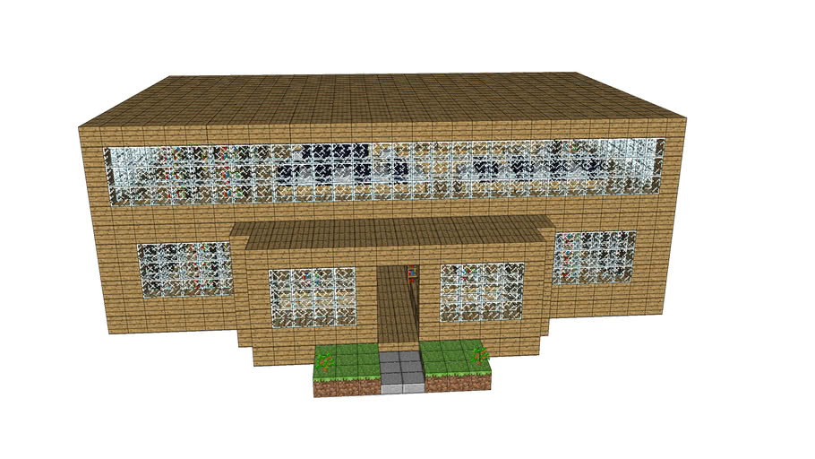 J Et S Minecraft Library 3d Warehouse