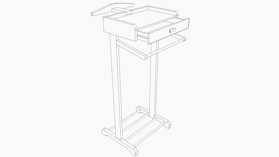 Lazy Butler Mens Valet Stand 3d Warehouse
