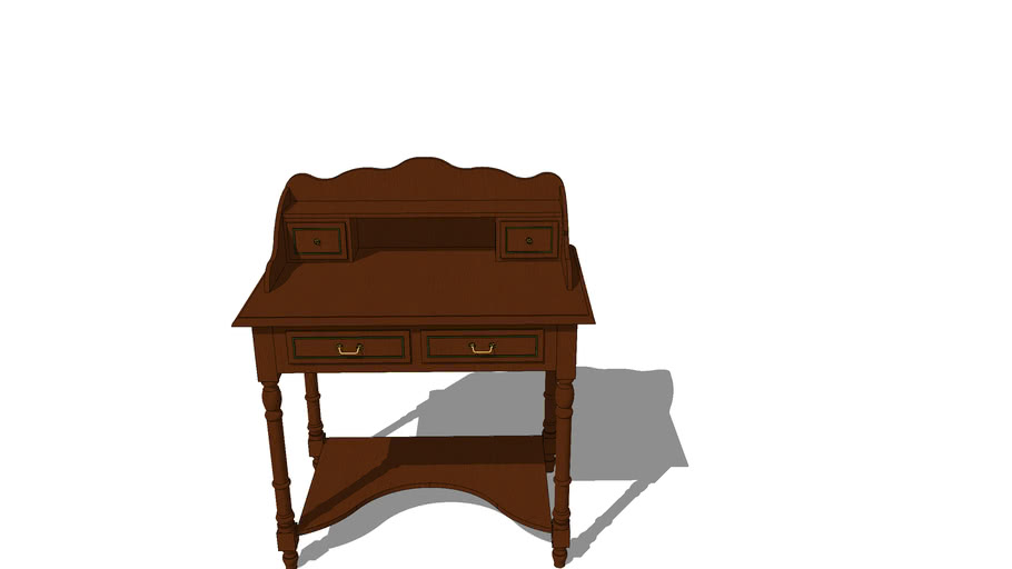 Antique Desk 3D Warehouse