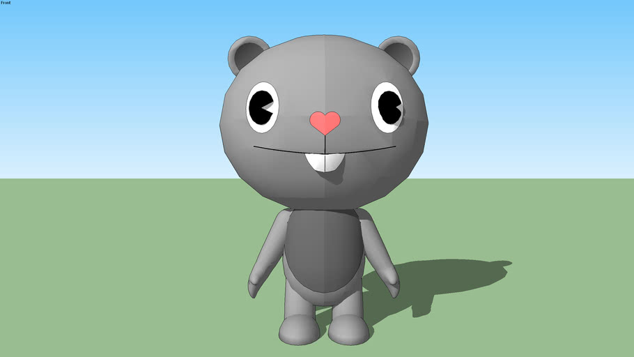 3d Happy Tree Friends Character Template 3d Warehouse