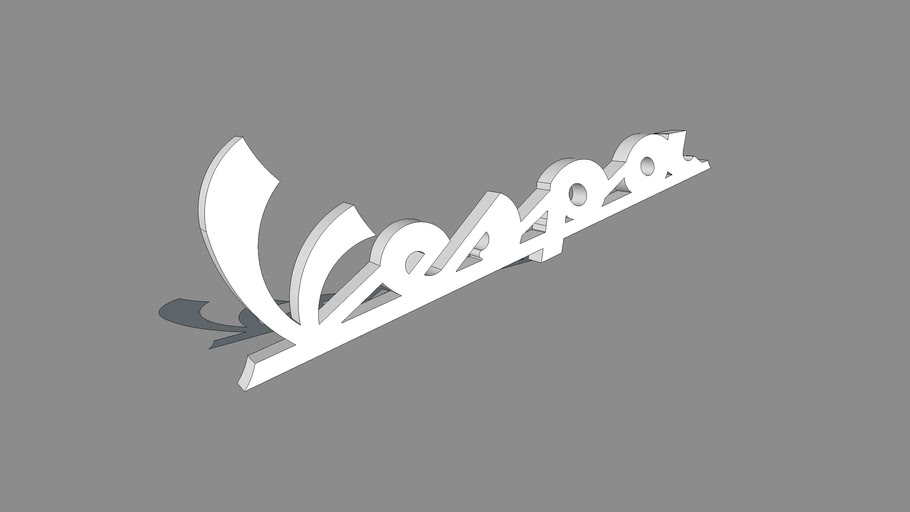 vespa logo 3d warehouse vespa logo 3d warehouse