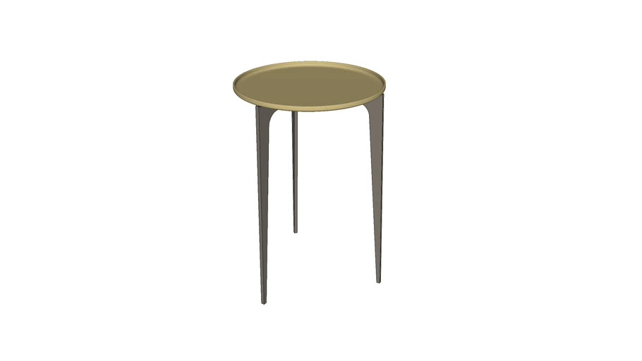 Roche Bow End Table 3d Warehouse