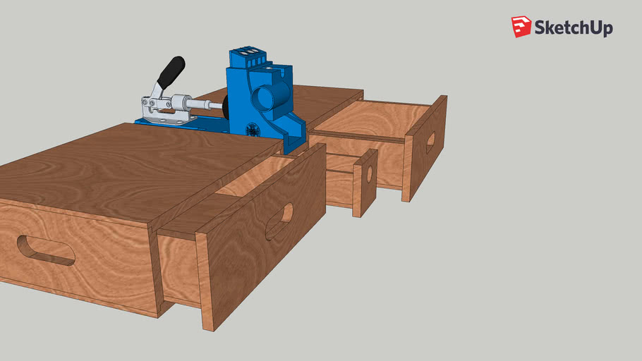 Kreg Jig Platform and Storage | 3D Warehouse