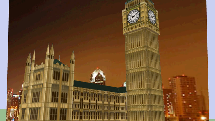 The Clock Tower Big Ben 3d Warehouse