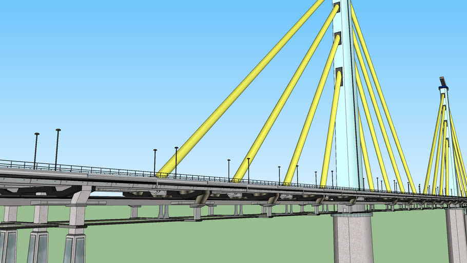 Cable Stayed Bridge 3D Warehouse